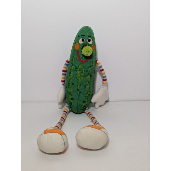 VTG RARE 1980 AmToy 13" Super Pickle Plush American Greetings Collectible - Picture 1 of 10